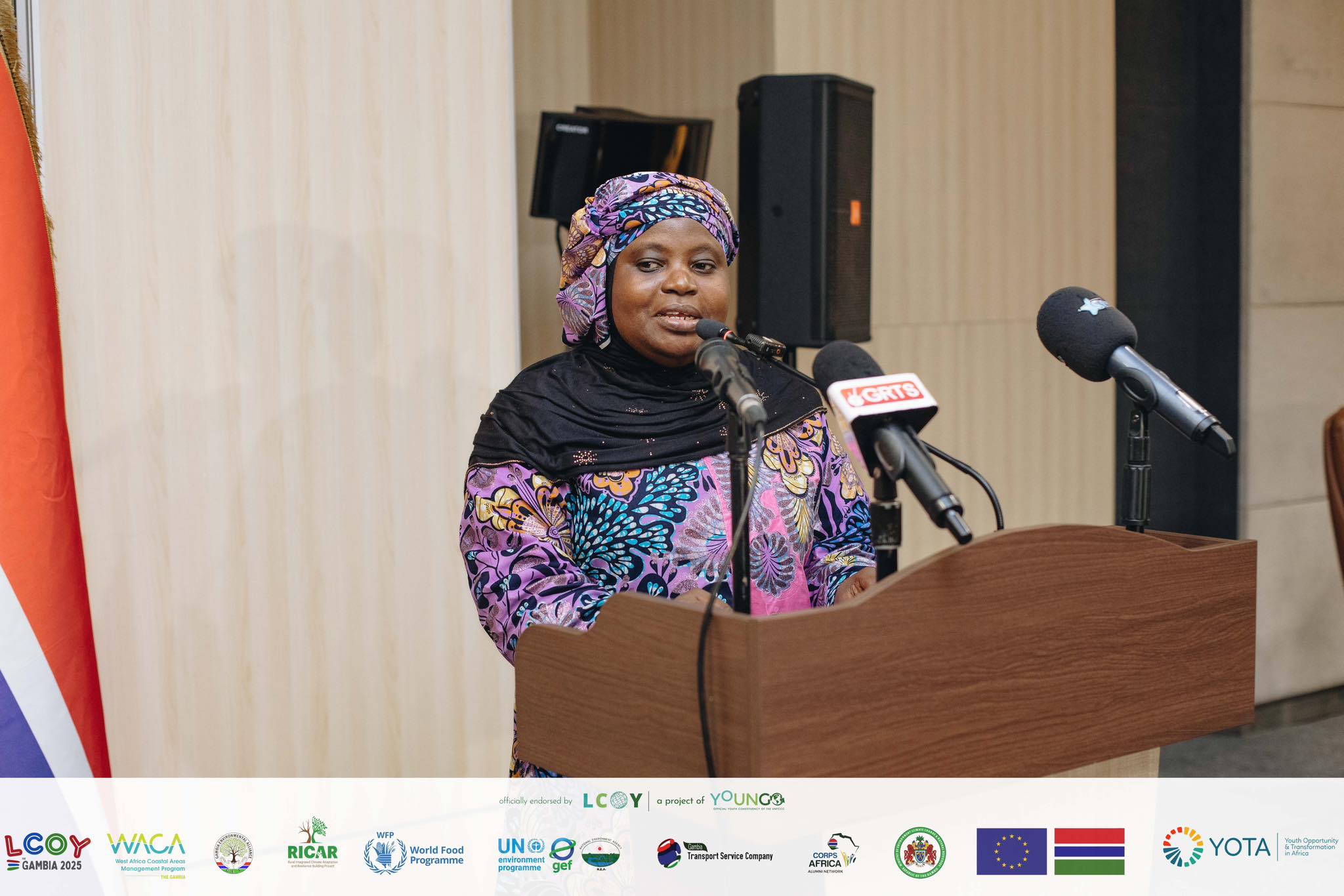 Hon. Rohey John Manjang, Minister of Environment.